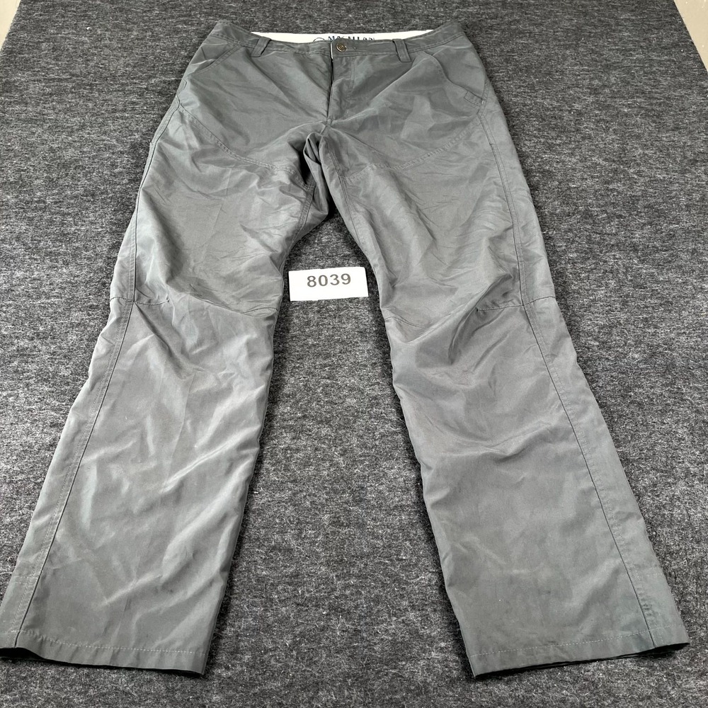 Magellan Outdoors Pants Mens 34 Gray Flat Front Straight Leg Outdoor Hiking